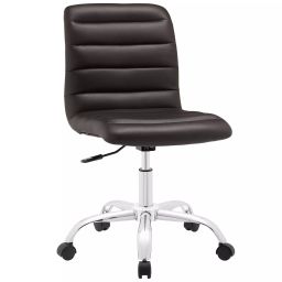 Exclusive Furniture COCHBR05 Leatherette Upholstery Office Chair Brown-image-81