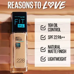 Maybelline New York Fit Me Matte & Poreless Liquid Foundation 126 Light Pecan - 30 ml image 4