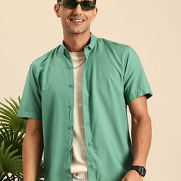 Mast & Harbour Spread Collar Casual Shirt-image-18
