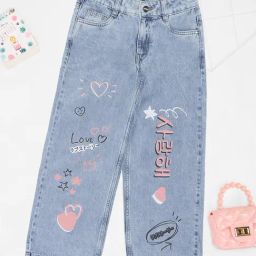 Pantaloons Junior Girls Blue Jeans-picture-40