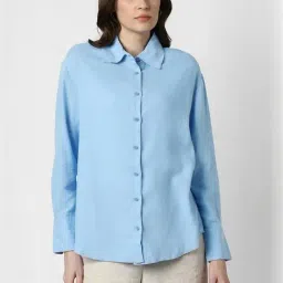 Van Heusen Blue Regular Fit Shirt-picture-20