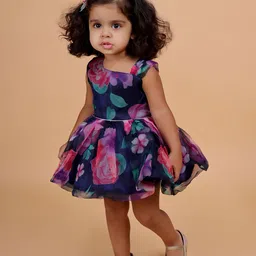 BAESD Floral Print One Shoulder Fit & Flare Dress-picture-20