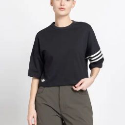ADIDAS ORIGINALS Women's Black NEUCL T-Shirt-picture-30