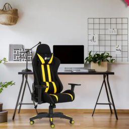 Green Soul Beast Black & Yellow PU Leather Gaming Chair-image-96
