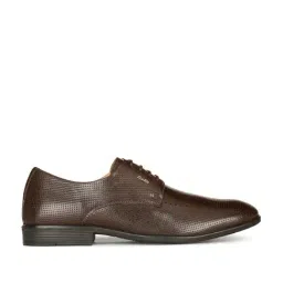 Bata Men's Brown Derby Shoes-image-62