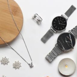 Joker & WItch JWGS91 Analog watch for Couples with Earring, Necklace & Ring-image-18