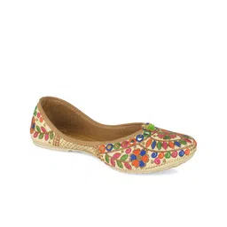 Sangria Women Embellished Ultra Comfortable Mojaris-image-25
