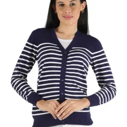 Monte Carlo Blue Striped Cardigan-21