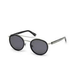 Web Eyewear Grey Round Unisex Sunglasses Designed in Italy-image-91