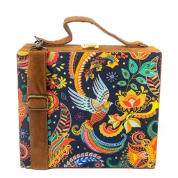 NR by Nidhi Rathi Black Fabric Clutch-image-86