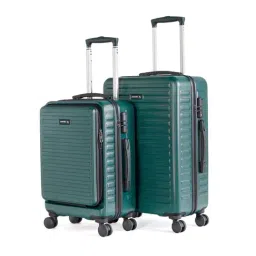 Assembly Green Medium Hard Cabin Trolley Pack of 2-image-23