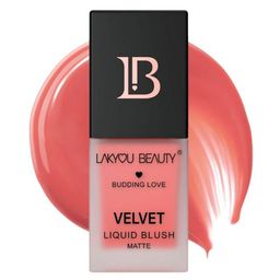 LAKYOU BEAUTY Velvet Long Lasting Liquid Blush- 15 ml- Nude Nuance 06-31