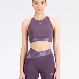 New Balance Purple Printed Sports Bra-picture-43