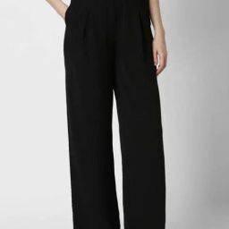 Van Heusen Black Regular Fit Trousers-picture-10