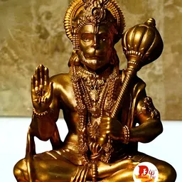 DARIDRA BHANJAN Gold-Toned Religious Idol Showpiece-image-91