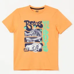 Fame Forever by Lifestyle Kids Coral Printed T-Shirt-picture-45