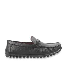 Metro Men's Black Casual Loafers-picture-36
