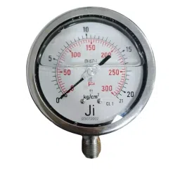 Japsin Instrumentation Industrial Glycerin Filled Pressure Gauge Analog Display 0 to 21 Kg/cm² Range 100 mm Dial Size for Industrial Use-40