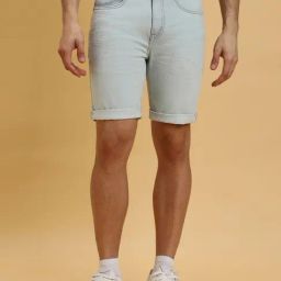 Forever 21 Blue Regular Fit Denim Shorts-picture-29