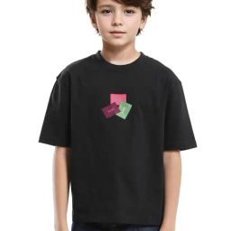 Rare Ones Boys Black Cotton Graphic Print T-Shirt-image-69