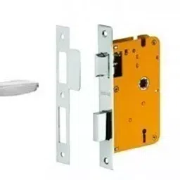 Dorset Silver Chrome Lever Handle Lock Set With Mortise Latch HL ZA image 1