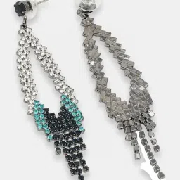 Sohi Gold Plated Party Designer Stone Dangler Earrings-image-96