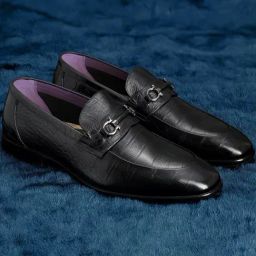 Arrow Men's Black Formal Loafers-image-63