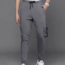 Tribe by Allen Solly Grey Regular Fit Joggers-image-84