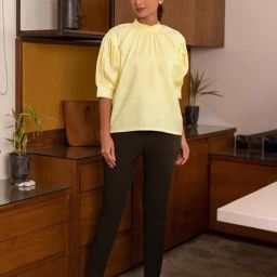 BInfinite Yellow Sunshine Top and Olive Green Trousers-image-22