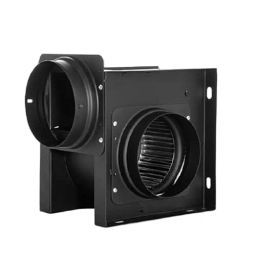 Astberg 150 mm (6 inch) 450 m³/h 48 dB(A) Metal Black Inline Duct Fan, AHT15-34-31