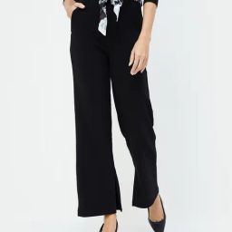 Code by Lifestyle Black Regular Fit Mid Rise Pants-image-86