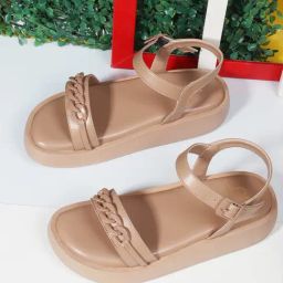 Carlton London Women's Beige Ankle Strap Sandals-image-38