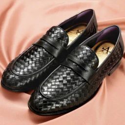Arrow Men's Black Casual Loafers-17
