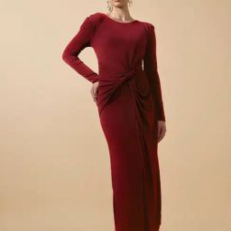 Showoff Red Regular Fit Dress-16
