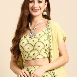 Sangria Ethnic Motifs Printed Co-Ords-image-66