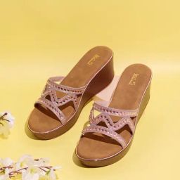 Inc.5 Women's Rose Gold Casual Wedges-image-65
