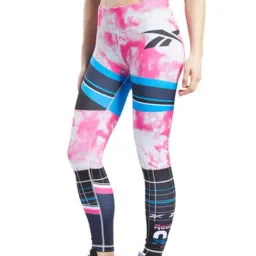 Reebok Multicolored Printed Sports Tights-image-84