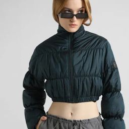 Only Teal Relaxed Fit Cropped Jacket-picture-45