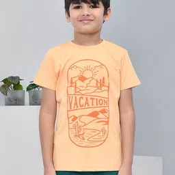YOUMAA Boys Bio Finish Graphic Printed Round Neck Cotton T-shirt-image-71