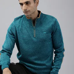 Wildcraft Mock Collar Ribbed Pullover-picture-12