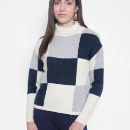 Crimsoune Club Multicolor Color-Block Sweater-24