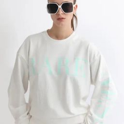 RAREISM Off White Blended Printed Long Sleeves Sweatshirt-image-13