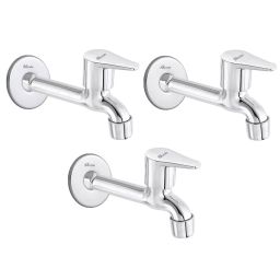 ALTURAS Stainless Steel Jazz Long Body Tap for Bathroom and Kitchen (Set of 3 Pcs)-60