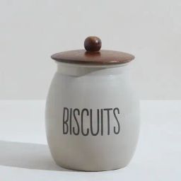 Westside Home Off White Biscuit Canister-46