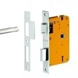 Dorset Silver Chrome Lever Handle Lock Set With Mortise Latch HL CAR image 1