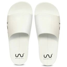 Doubleu Men's White Slides-72