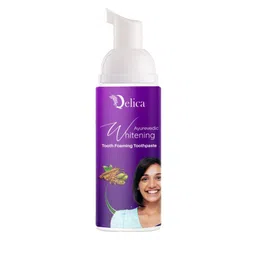 Qelica Ayurvedic Teeth Whitening Foam Toothpaste-60ml-image-74