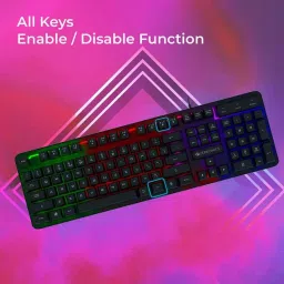 Zebronics Wired Gaming Keyboard Multi Color LED Modes 104 Keys, ZEB-Transformer K1 image 4