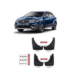 Automoto Cup Type Mud Flaps Splash Guard Front & Rear for Maruti Suzuki S-Cross All Models (Set of 4)-picture-47
