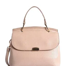 Lino Perros Pale Peach Solid Handbag-image-41